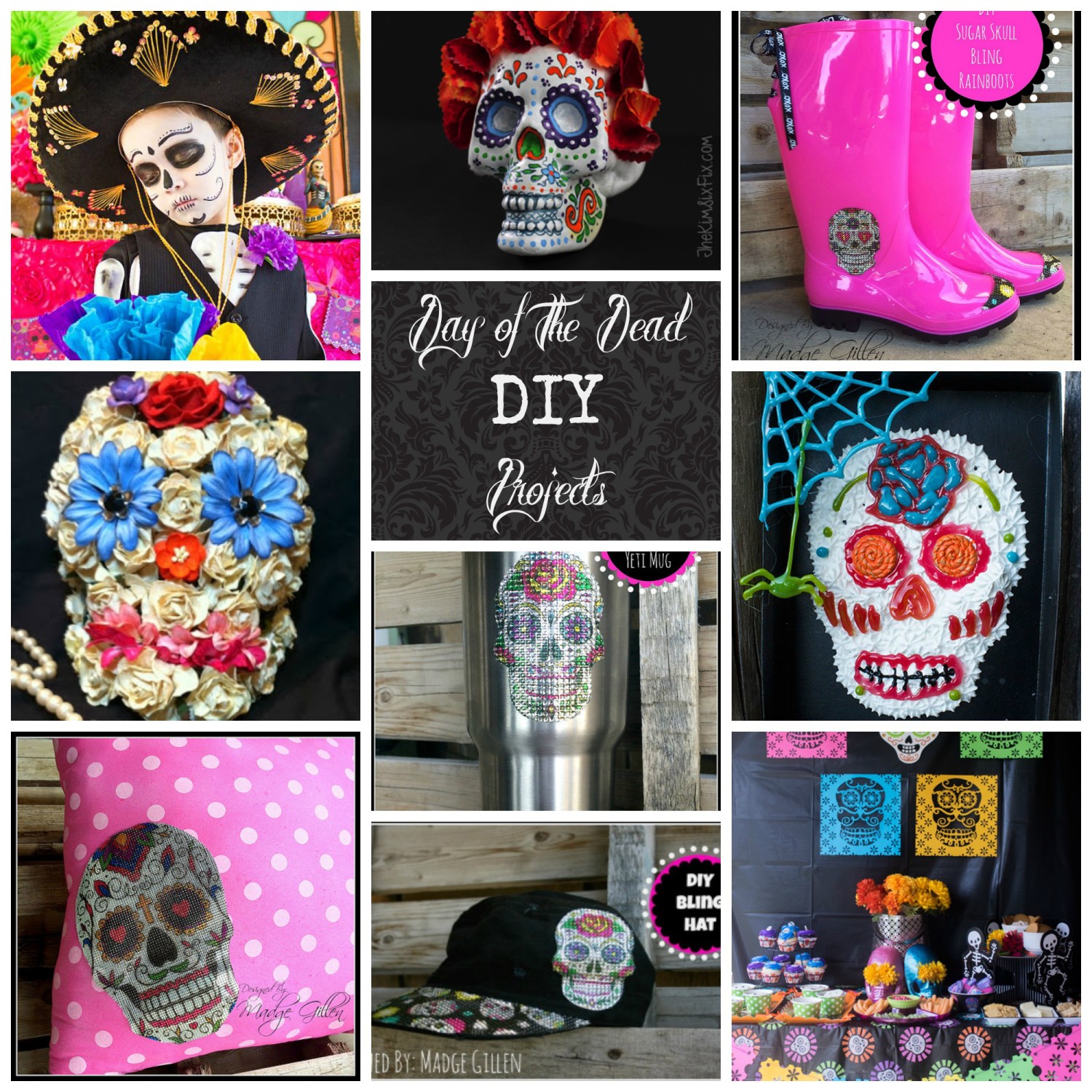 Day of the Dead collage