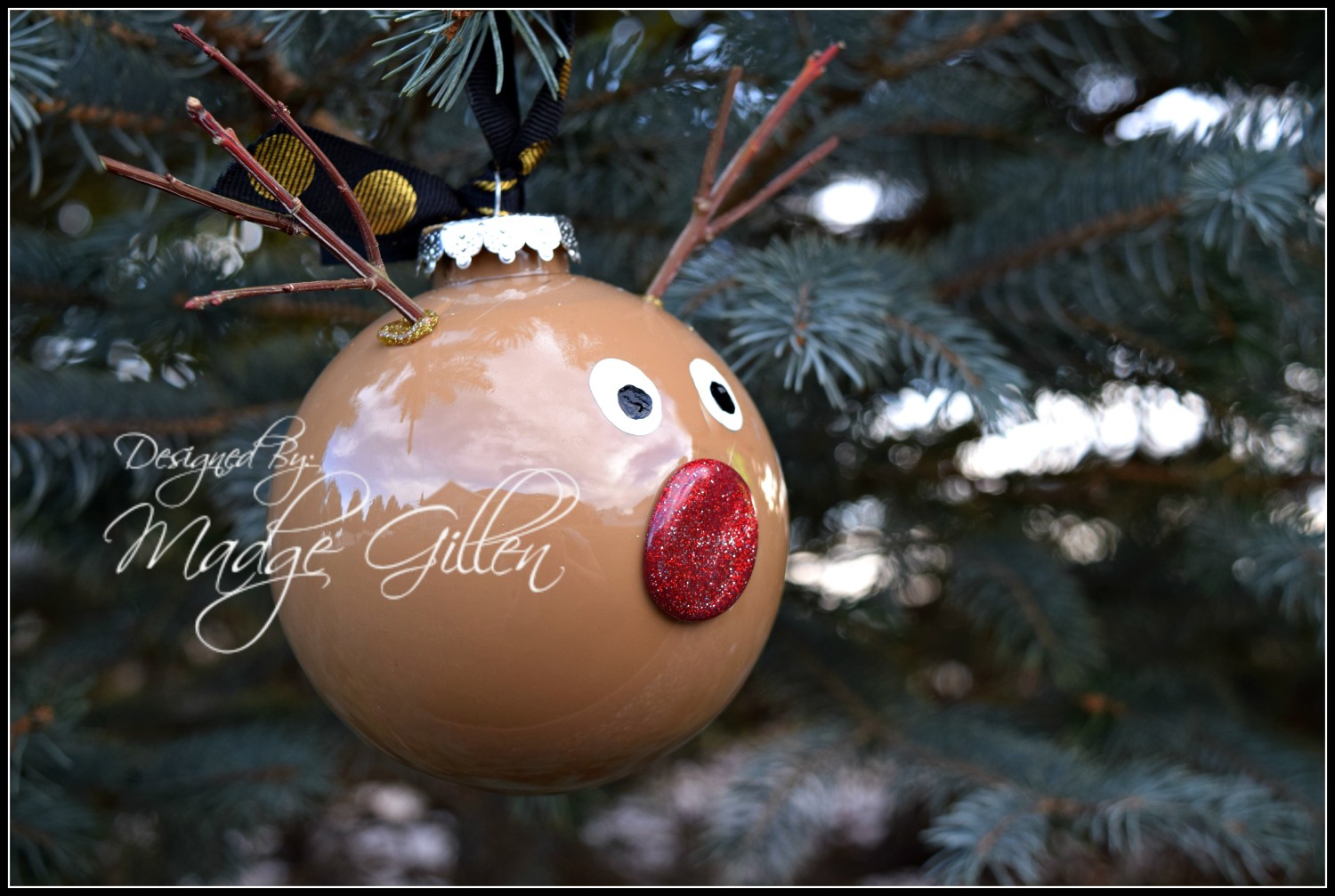 DIY Reindeer Ornament. MadgeGillen2
