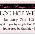 {FOUR…. Altered Book Angela Holt Designs DT Blog Hop}