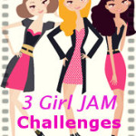 3 Girl JAM Green, Orange or Yellow Challenge with Ribbon