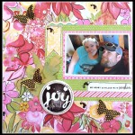 My Heart is filled with Sunshine layout designed for Linnie Blooms DT