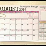 Timeless Twine PlanNerd August Calendar
