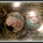 DIY Shabby Chic Christmas Ornaments…..