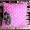 Sugar Skull Pillow Buckle Boutique designed by Madge Gillen
